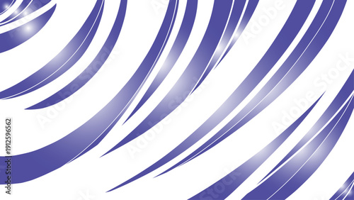 Creative curved geometric lines with colorful gradients for design elements.