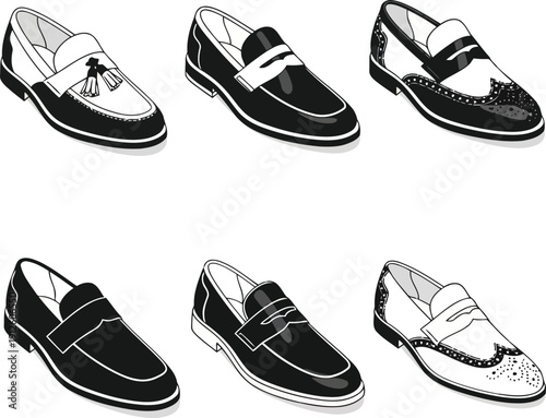 Collection of Whisk styled shoes displayed in various designs and colors