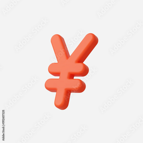3d Realistic Yen vector illustration