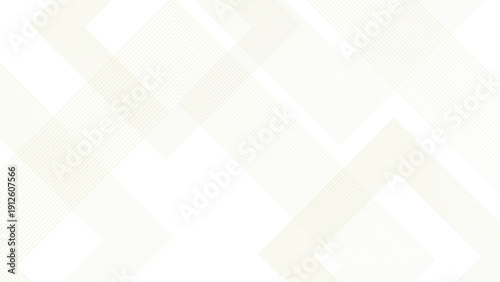 luxury white background with golden geometric square lines, elegant minimal gold diamond pattern vector tech wallpaper
