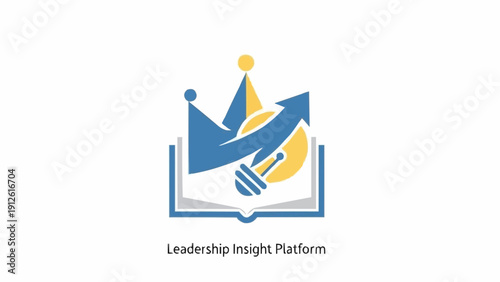 Leadership Insight Platform Logo Design Elements.