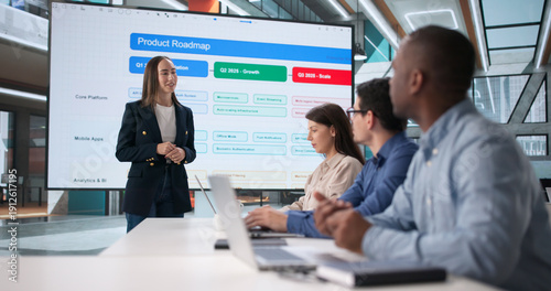 Photos Diverse Team Of People In Office Meeting Listening