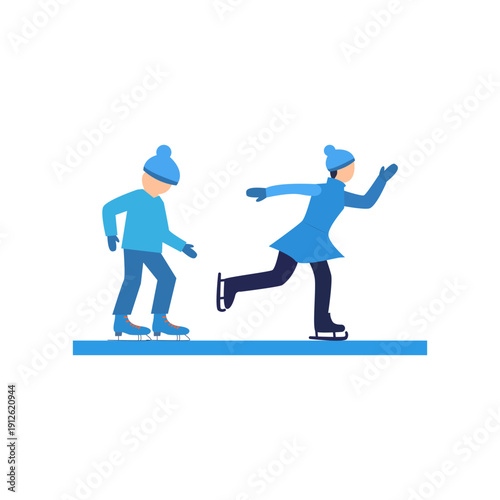 Winter Ice Skating Fun