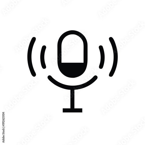 minimalmicrophone, soundwaves, voiceicon, audio, recording, podcast, broadcast, studio, vocal
