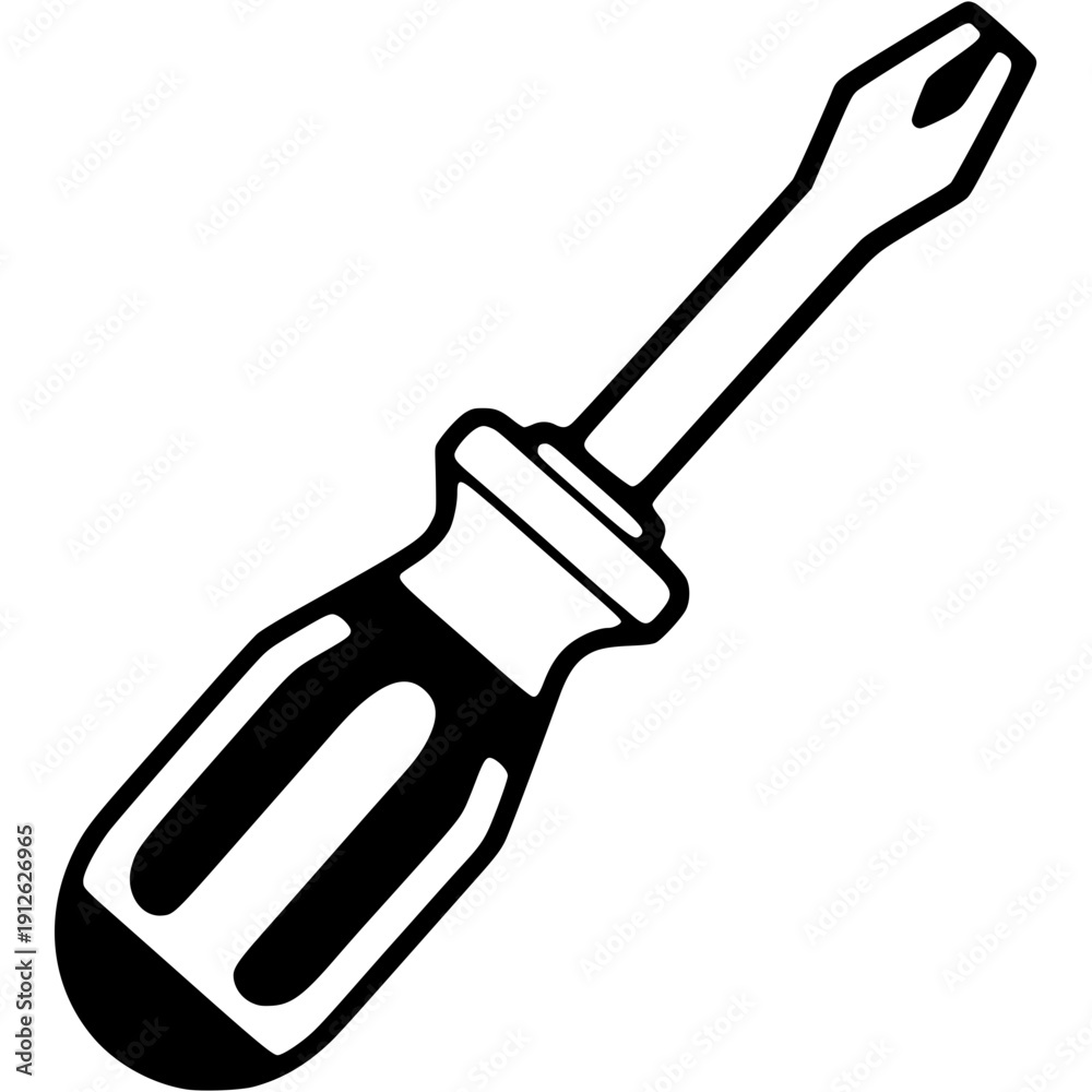 Fototapeta premium Screwdriver tool for DIY projects and repairs