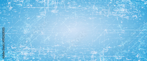 Winter blue background with a hockey scratched ice texture.Vector ilustration EPS10