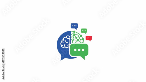 Global Communication Network Social Media Concept.