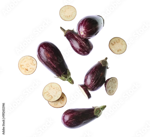 Flying fresh eggplants and ...