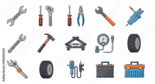 Assorted Tools and Equipment Collection.