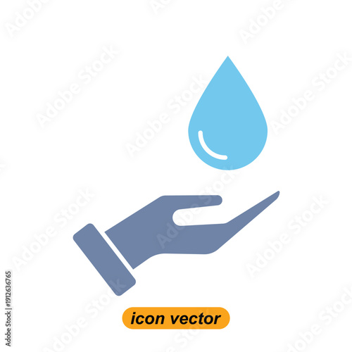 save water icons. Flat illustrations of save water vector icons for the web. Vector illustrations of company icons.
