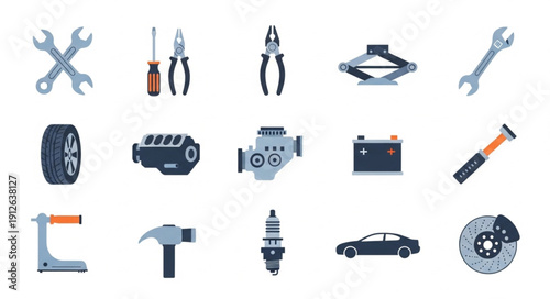 Auto Parts and Tools Collection.