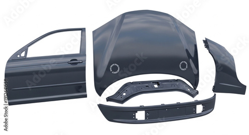 Car Body Parts Hood Door Bumper.
