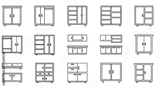 Grey outline illustrations showing multiple industrial pallets and pallet rack designs in a warehouse style.