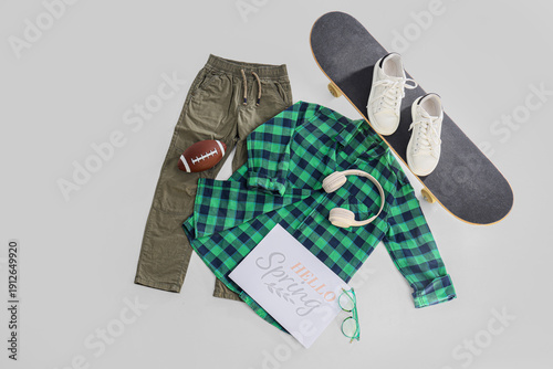 Stylish children's clothes,...
