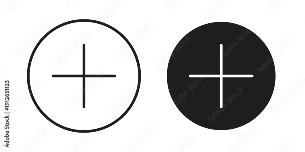 Fototapeta premium Hospital signs in black line style set. logotype designs