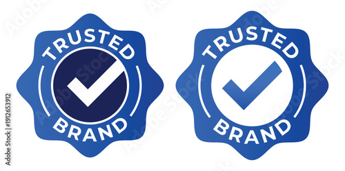 Trusted Brand Badges: Verified Trust Seal Icons for Reliable Businesses