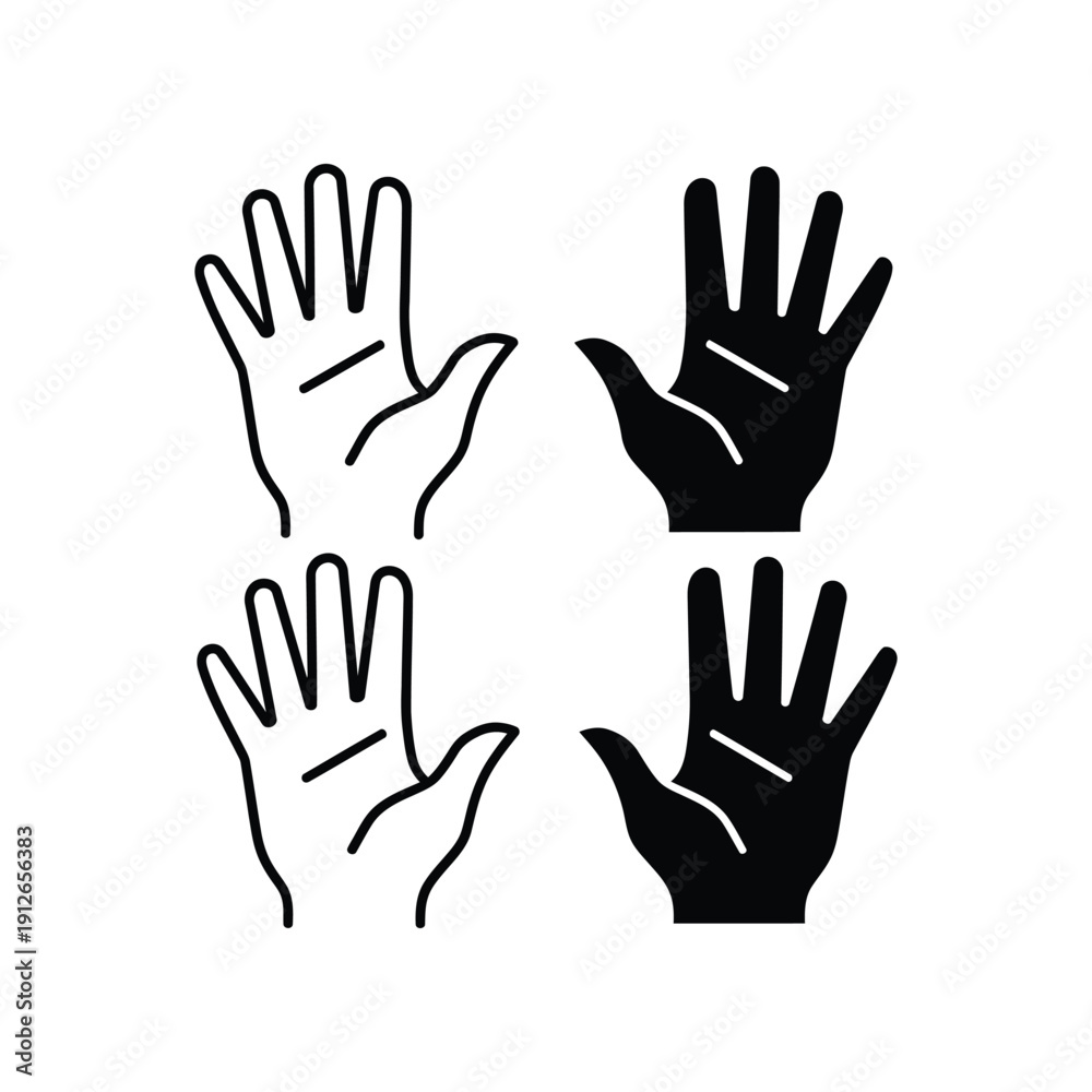 Fototapeta premium Hand holding black paper cut rope knot breaking free vector illustration flat design isolated on white background