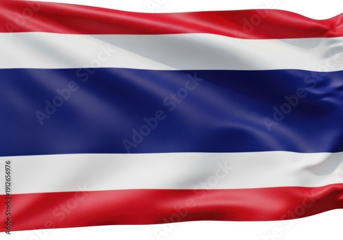 Free Download Thai Flag Waving in Daylight - GFXLoad