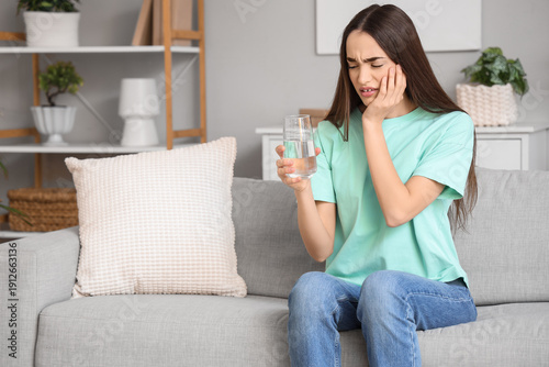 Young woman suffering from ...