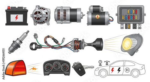 Car Parts and Automotive Components.