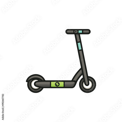 Electric Scooter Icon