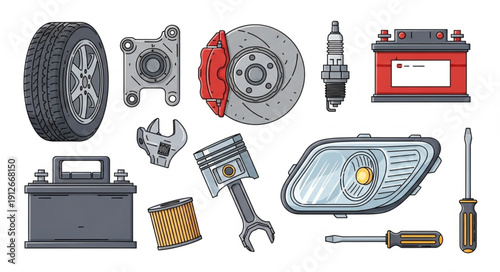 Car Parts and Automotive Tools.