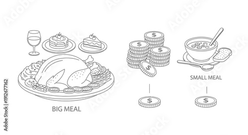 Big Meal vs Small Meal: Cost Comparison, Food Choices, Budgeting, and Financial Planning