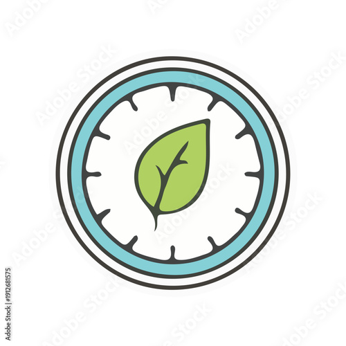 Eco-Friendly Time Management Icon
