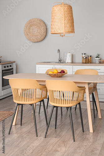 Interior of stylish kitchen...
