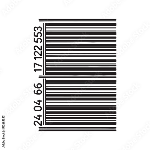 This is a close-up image of a standard barcode with numbers printed below it. The barcode consists of vertical black lines of varying thicknesses on a white background, with a series of digits printed