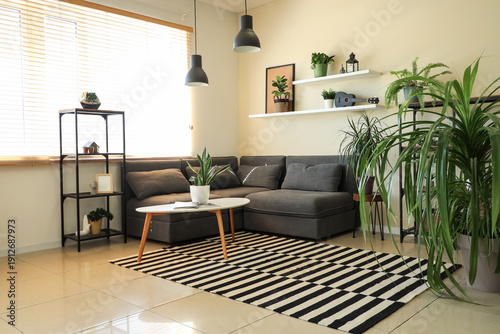 Interior of stylish living ...