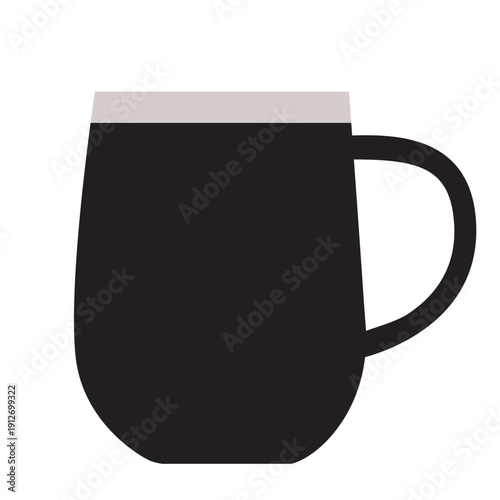 サーモマグカップのシンプルなベクターイラスト