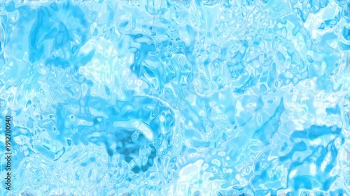 blue water caustic waves background. seamless loop animation