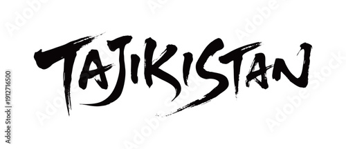 TAJIKISTAN Handwriting
