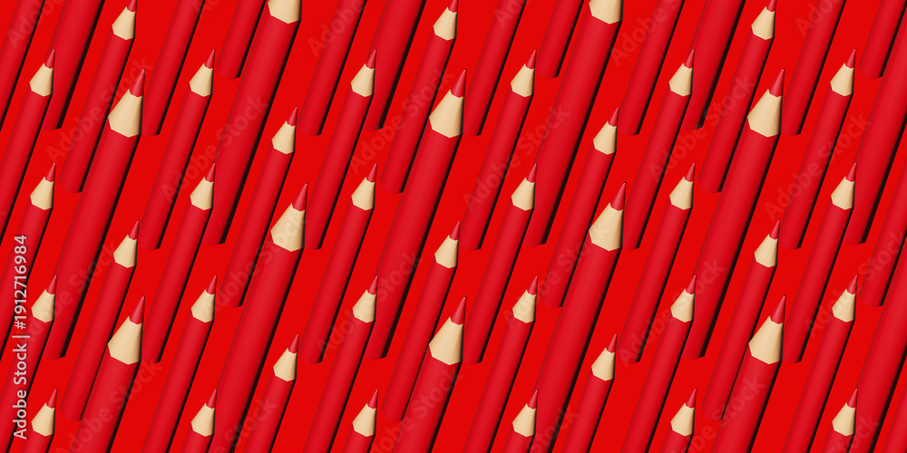 Obraz premium Web page design template for Art School, studio, course, class, education. Background pattern texture. 3d render.