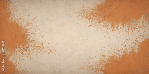 Close up of aged brown sugar texture on old vintage paper background