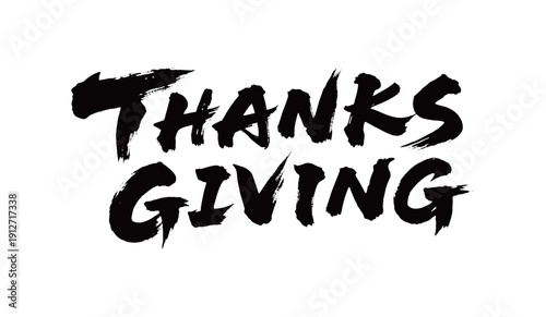 THANKS GIVING Handwriting
