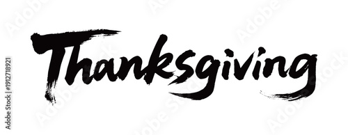 THANKS GIVING Handwriting
