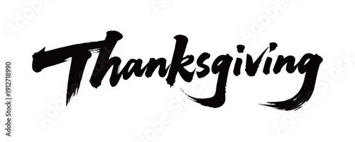 THANKS GIVING Handwriting

