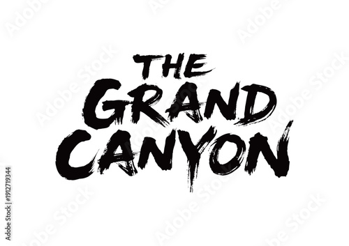 THE GRAND CANYON Handwriting
