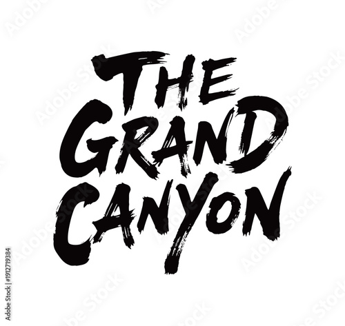 THE GRAND CANYON Handwriting
