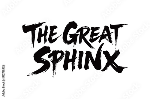 THE GREAT SPHINX Handwriting
