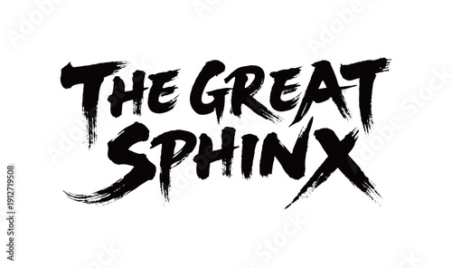 THE GREAT SPHINX Handwriting
