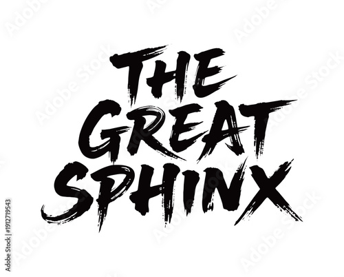 THE GREAT SPHINX Handwriting
