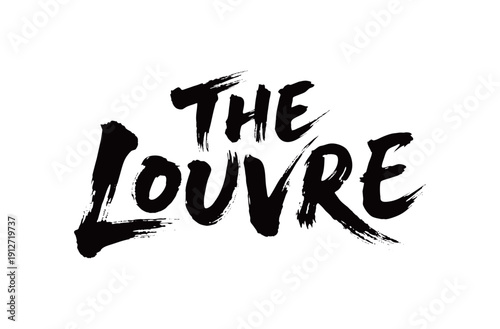 THE LOUVRE Handwriting
