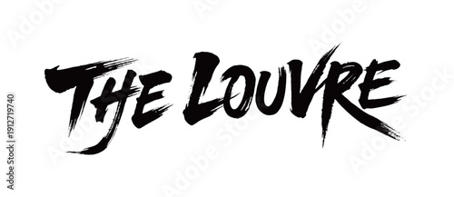 THE LOUVRE Handwriting
