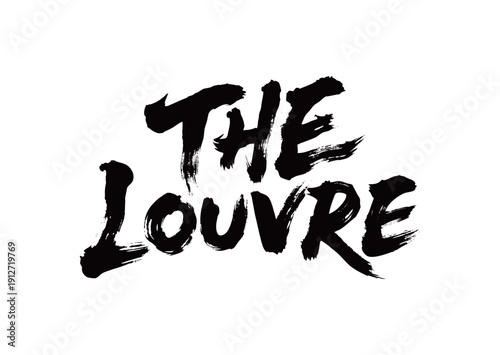 THE LOUVRE Handwriting
