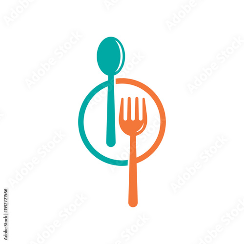 fork and spoon vector