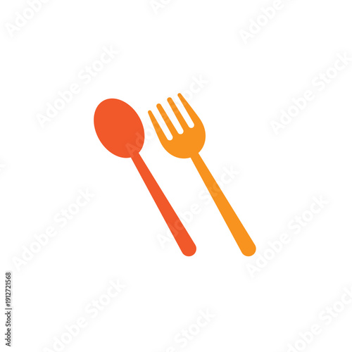 fork and spoon vector