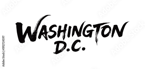 WASHINGTON D.C. Handwriting
